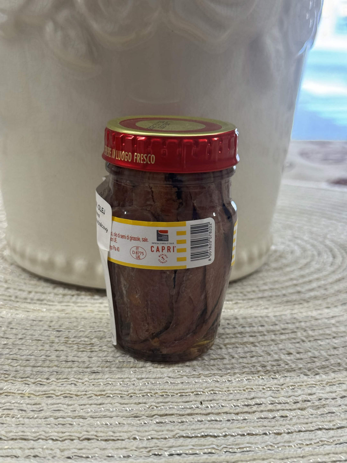 Capri Filetti di Acciughe – Italské ančovičky (sardelová filetky) ve slunečnicovém oleji