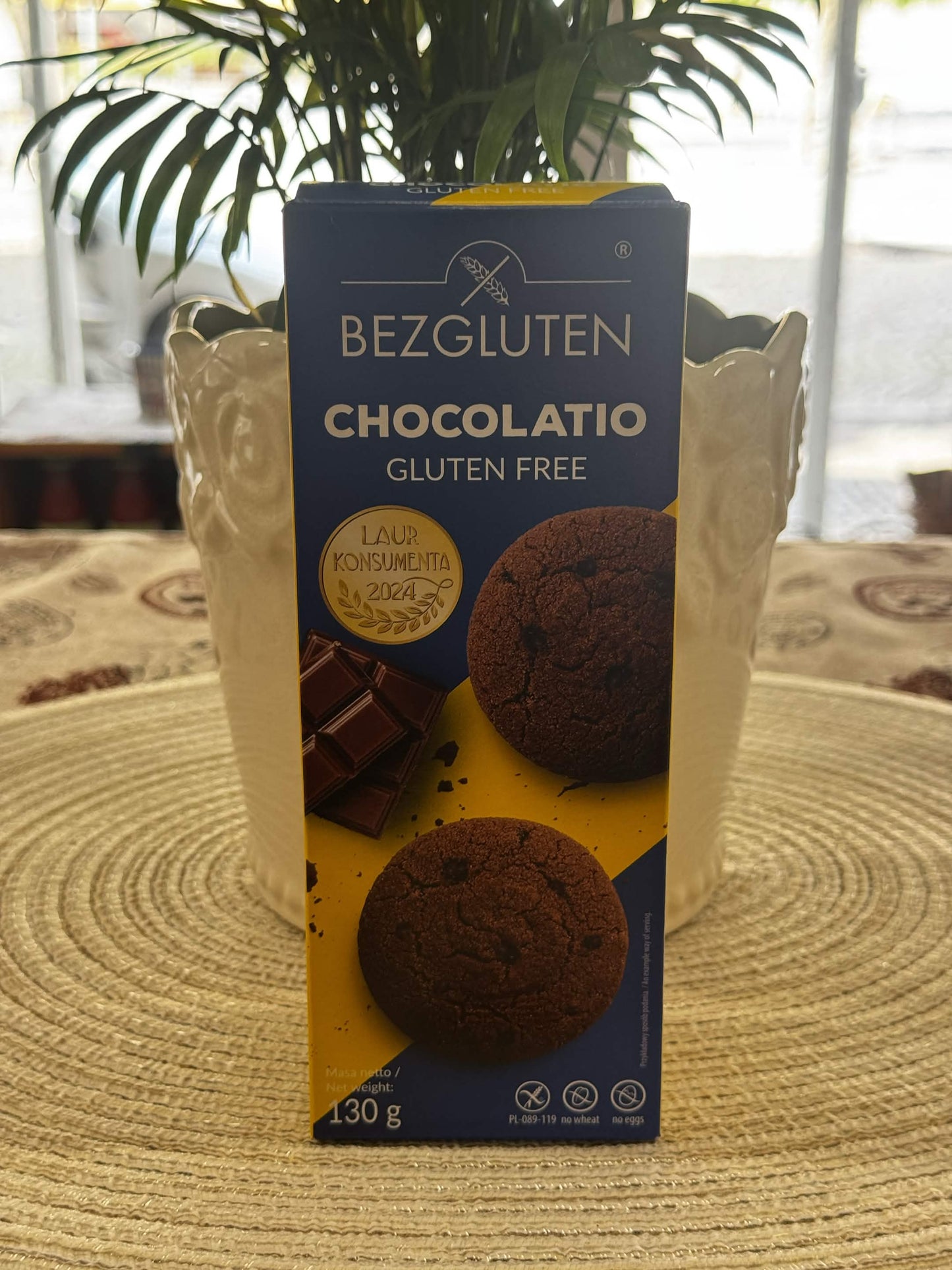 Bezgluten Bezlepkové čokoládové sušenky Chocolatio (Chocolatio Gluten Free) 130 g