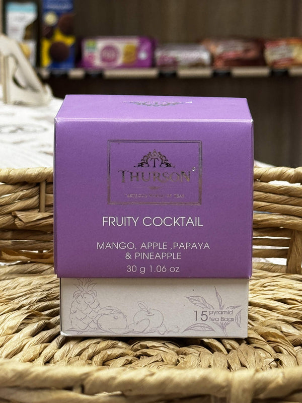 Thurson Fruity Cocktail – Ovocný čaj v pyramidových sáčcích (30 g, 15 ks)