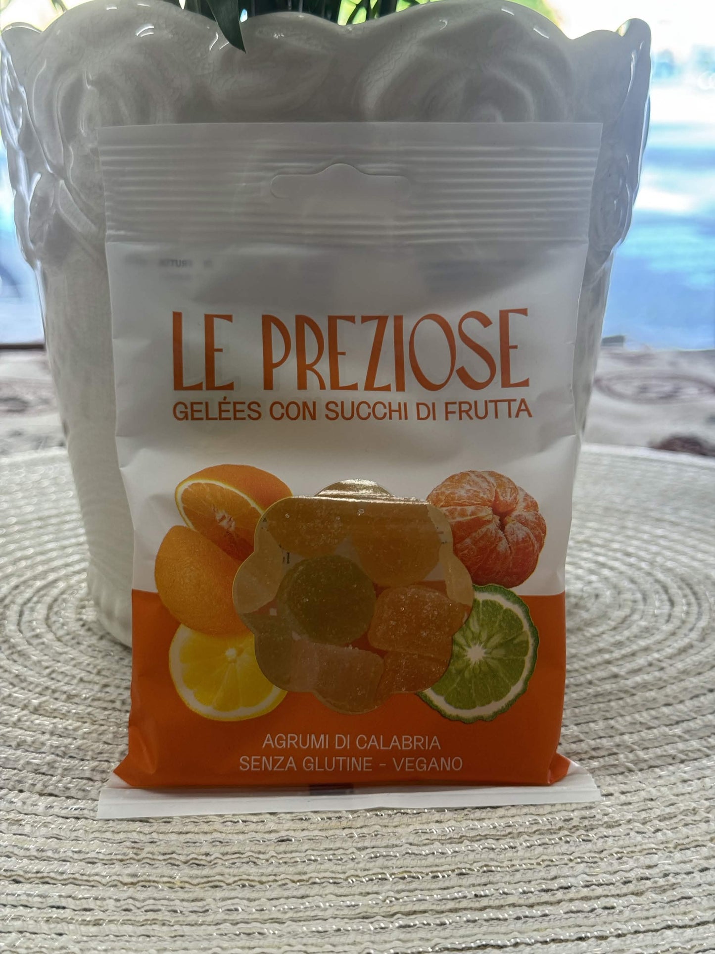 Le Preziose Ovocné želé bonbóny s kalábrijskými citrusy – Bez lepku & Veganské (Gelées con succhi di frutta - Agrumi di Calabria)