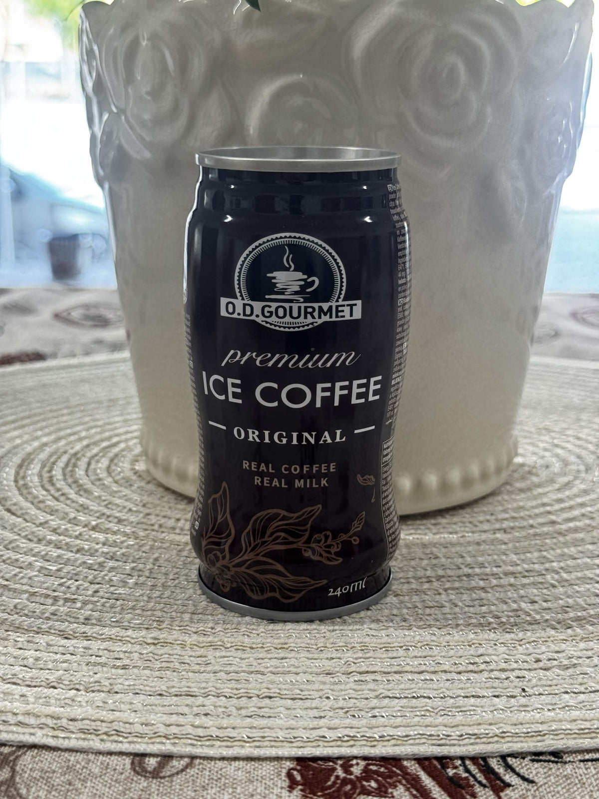 O.D. Gourmet Premium Ice Coffee Original – Ledová káva Original v plechovce (240 ml)