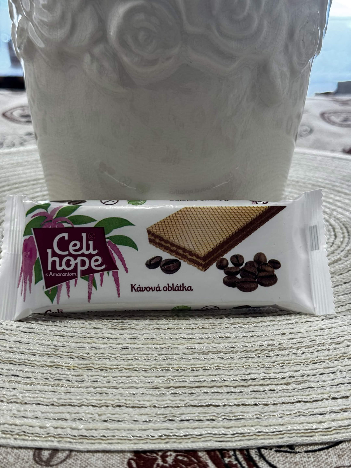 Celi Hope Bezlepková kávová oblátka s amarantom 35 g