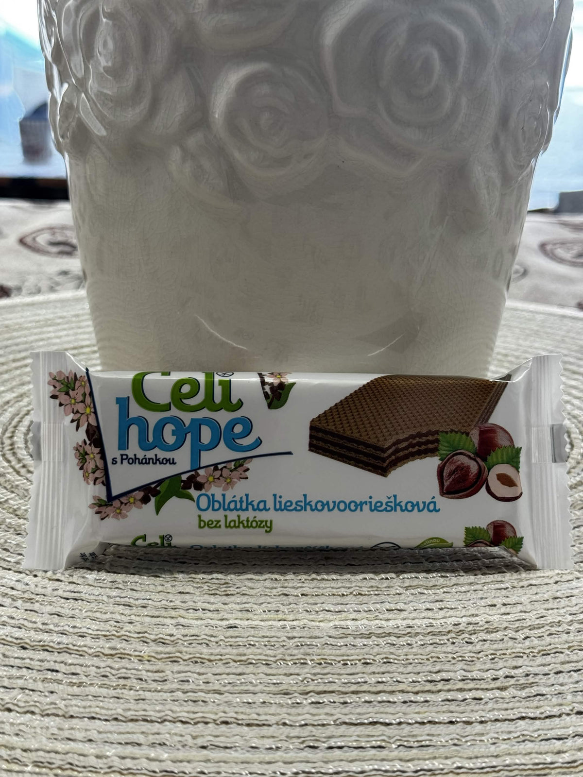 Celi Hope Bezlepková oblátka lískooříšková bez laktózy s pohankou 35 g