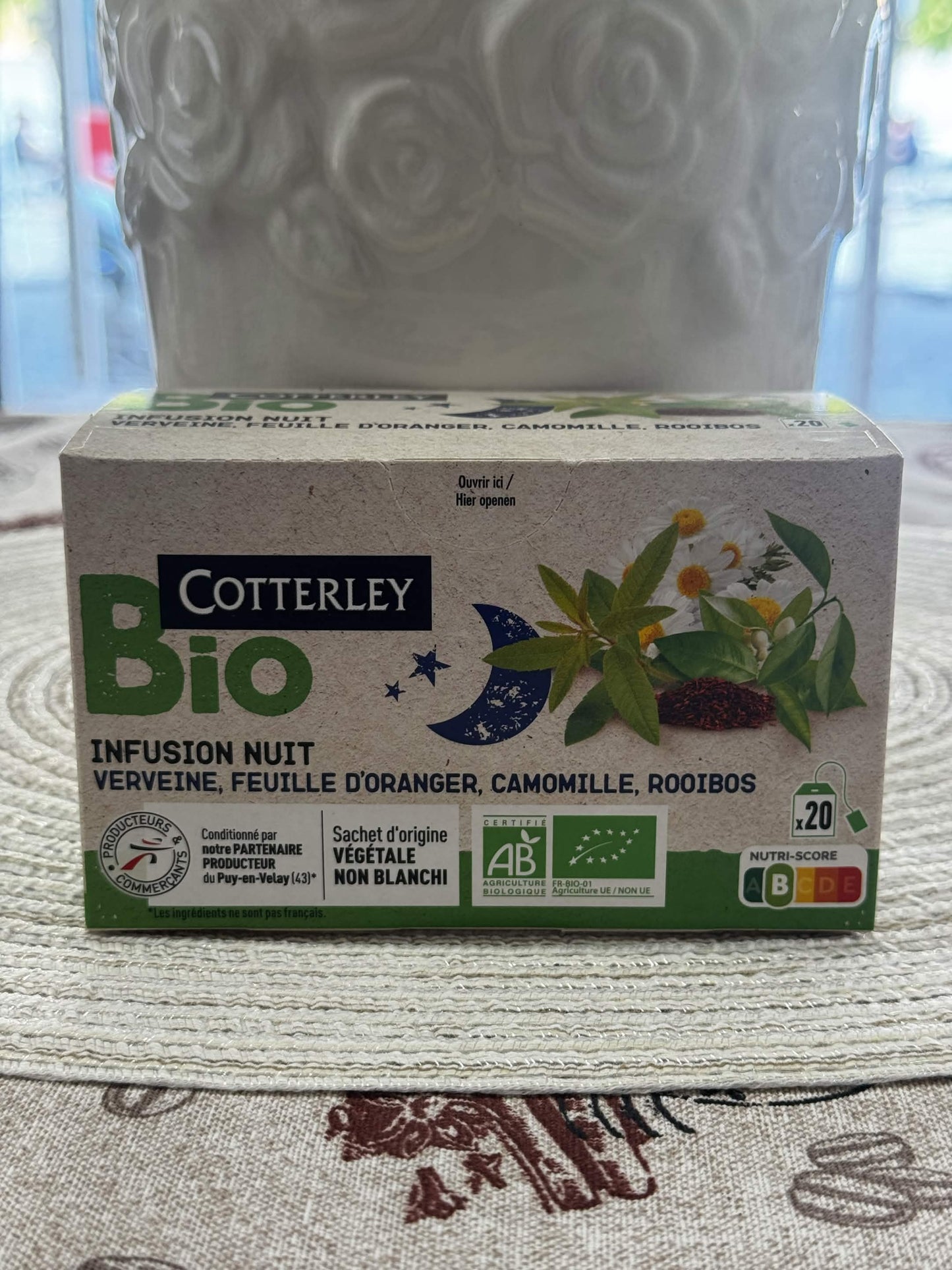 Cotterley Bio Infusion Nuit – BIO Bylinná směs pro dobrou noc (20 ks)