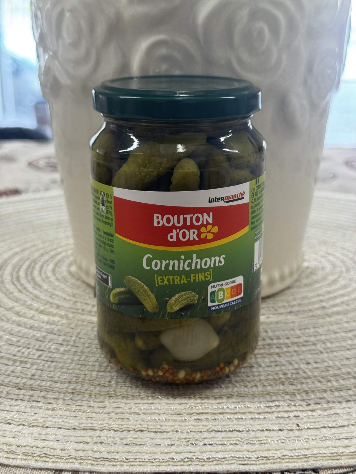 Bouton d'Or Francouzské nakládané okurky Cornichons extra tenké (Cornichons Extra-Fins)
