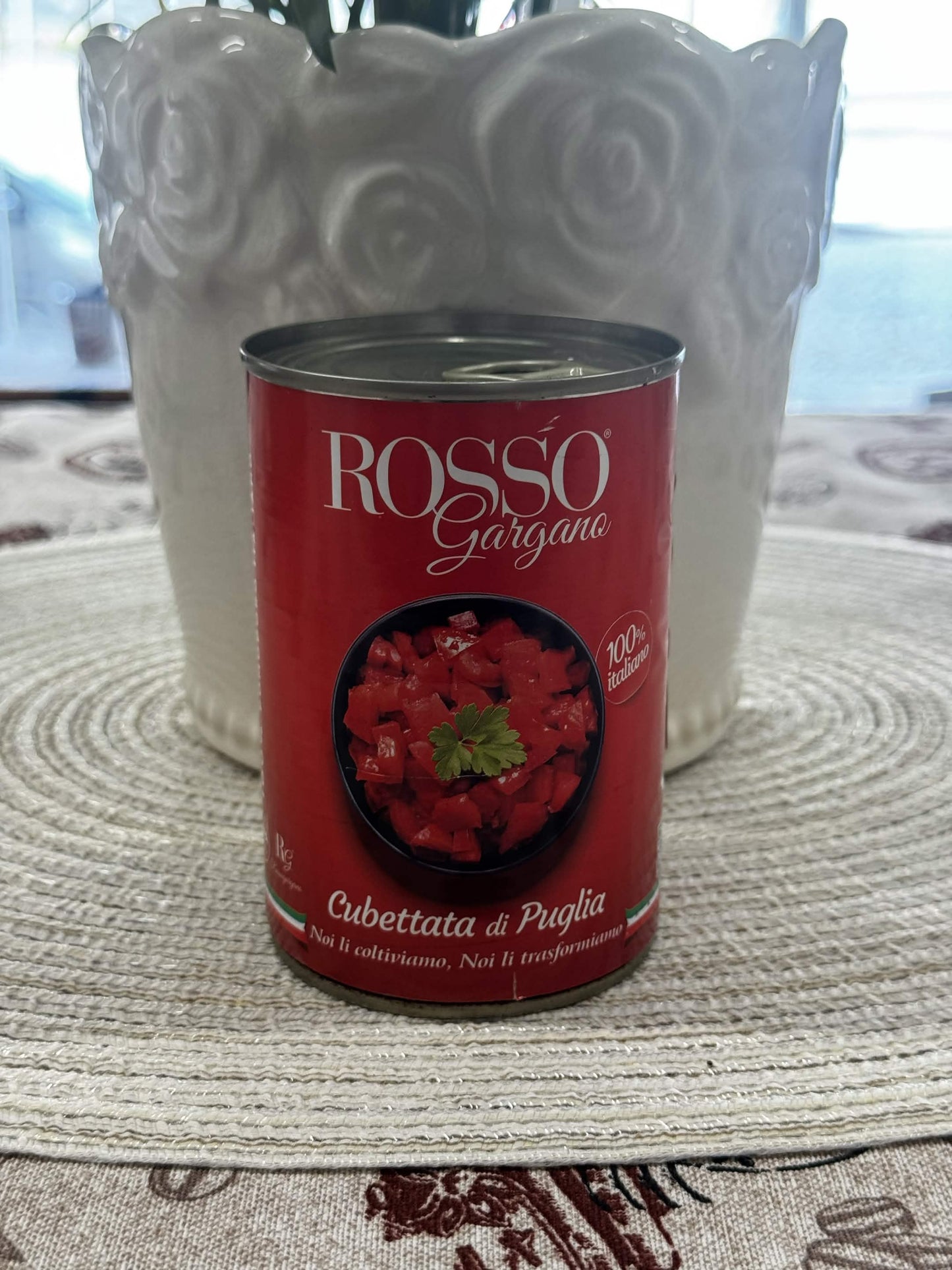 Rosso Gargano Krájená rajčata z Apulie (Cubettata di Puglia) 400 g