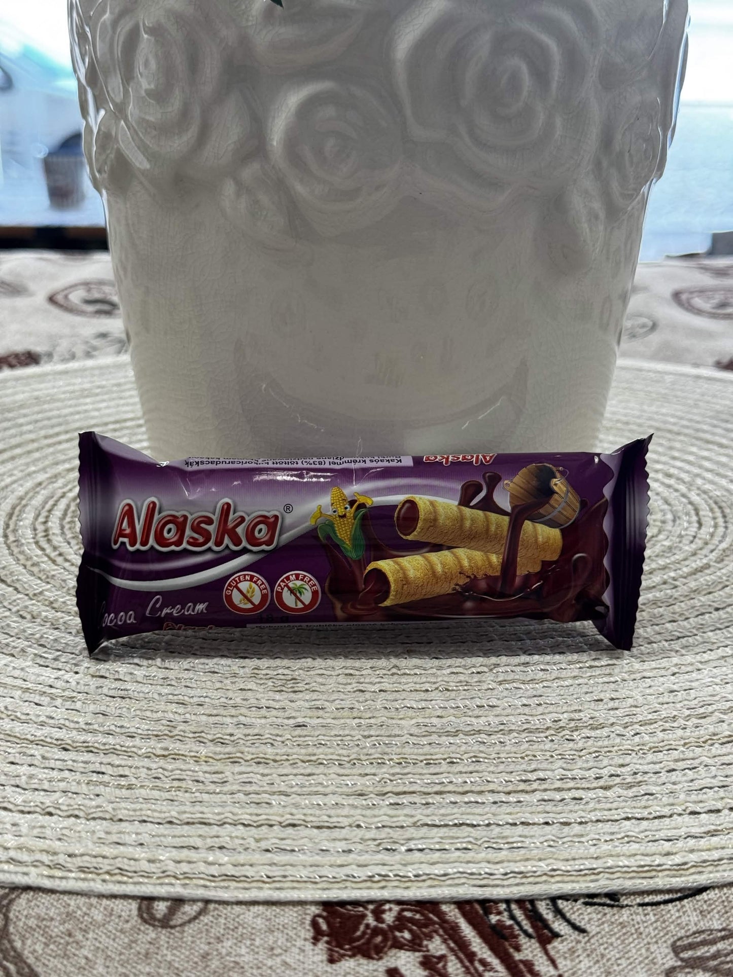 Alaska Bezlepkové kukuřičné trubičky Kakaové (Cocoa Cream) 18 g