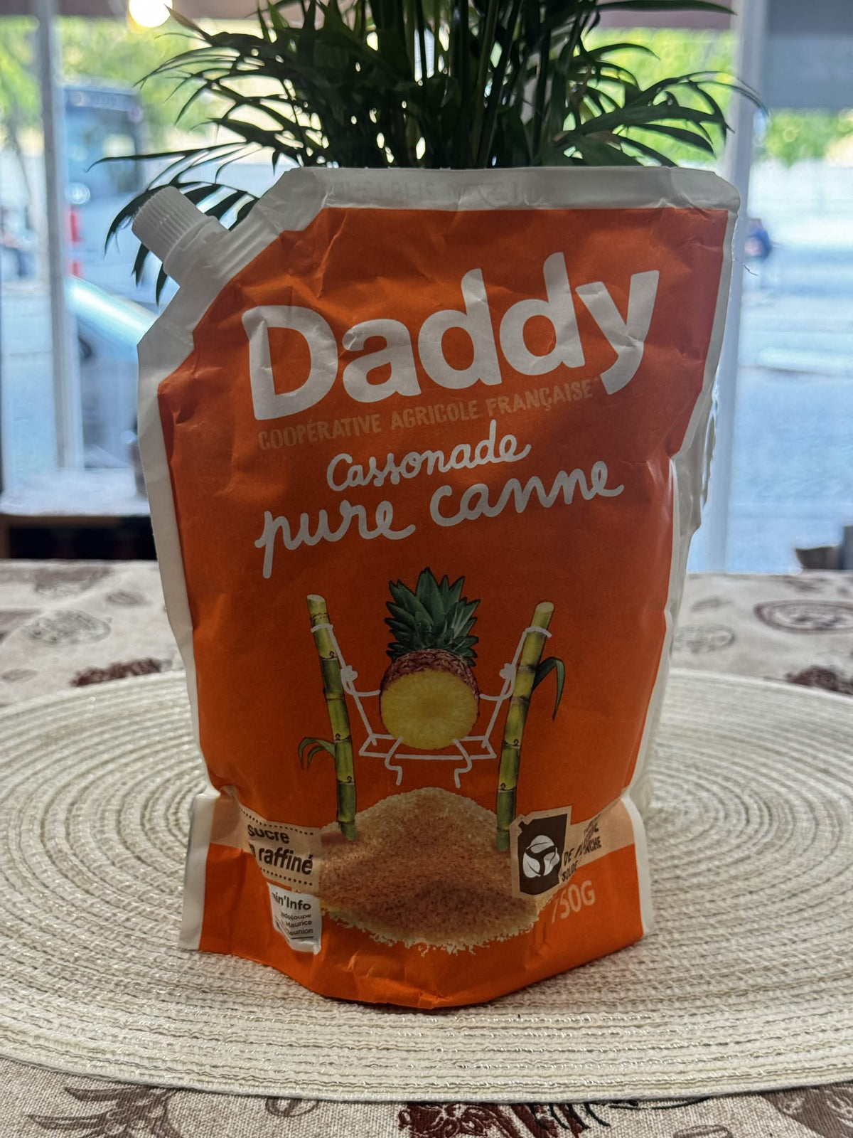 Daddy Cassonade Pure Canne – Přírodní třtinový cukr v doypack obalu (750 g)