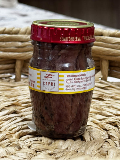 Capri Filetti di Acciughe – Italské ančovičky (sardelová filetky) ve slunečnicovém oleji