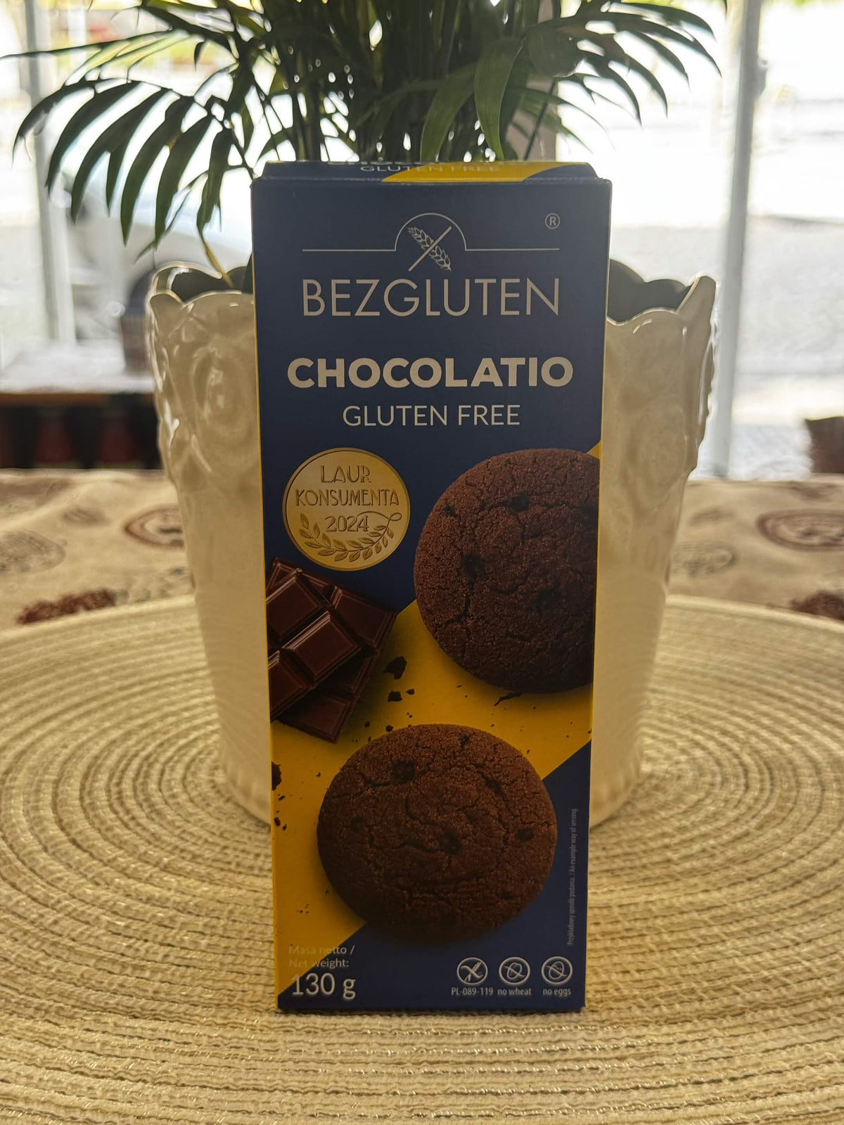 Bezgluten Bezlepkové čokoládové sušenky Chocolatio (Chocolatio Gluten Free) 130 g