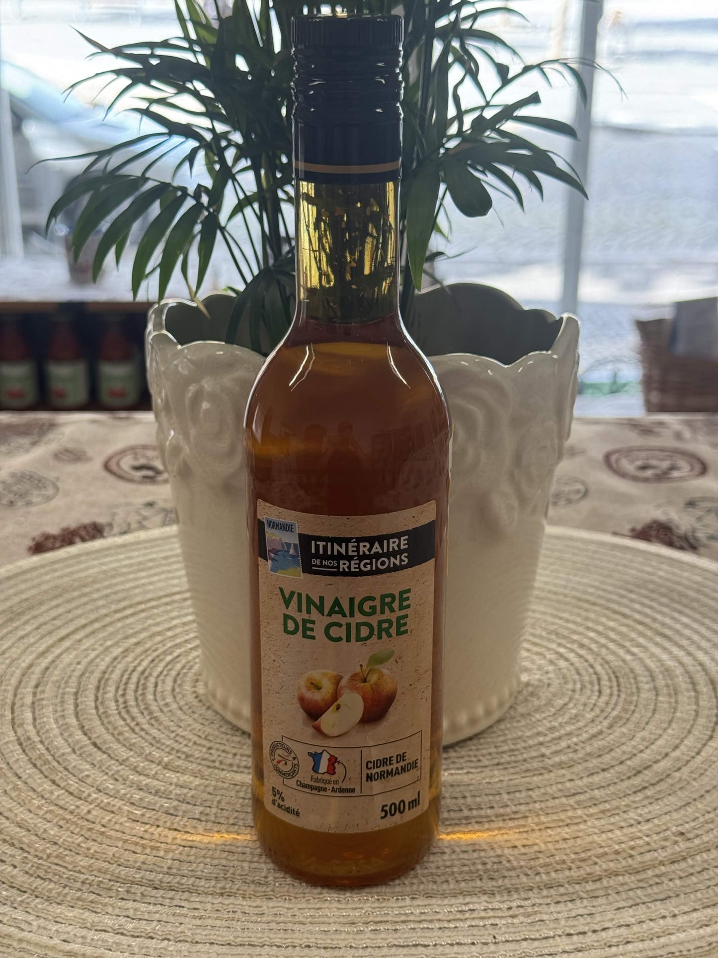 Itinéraire de nos Régions Francouzský jablečný ocet z normandského cidru (Vinaigre de Cidre) 500 ml