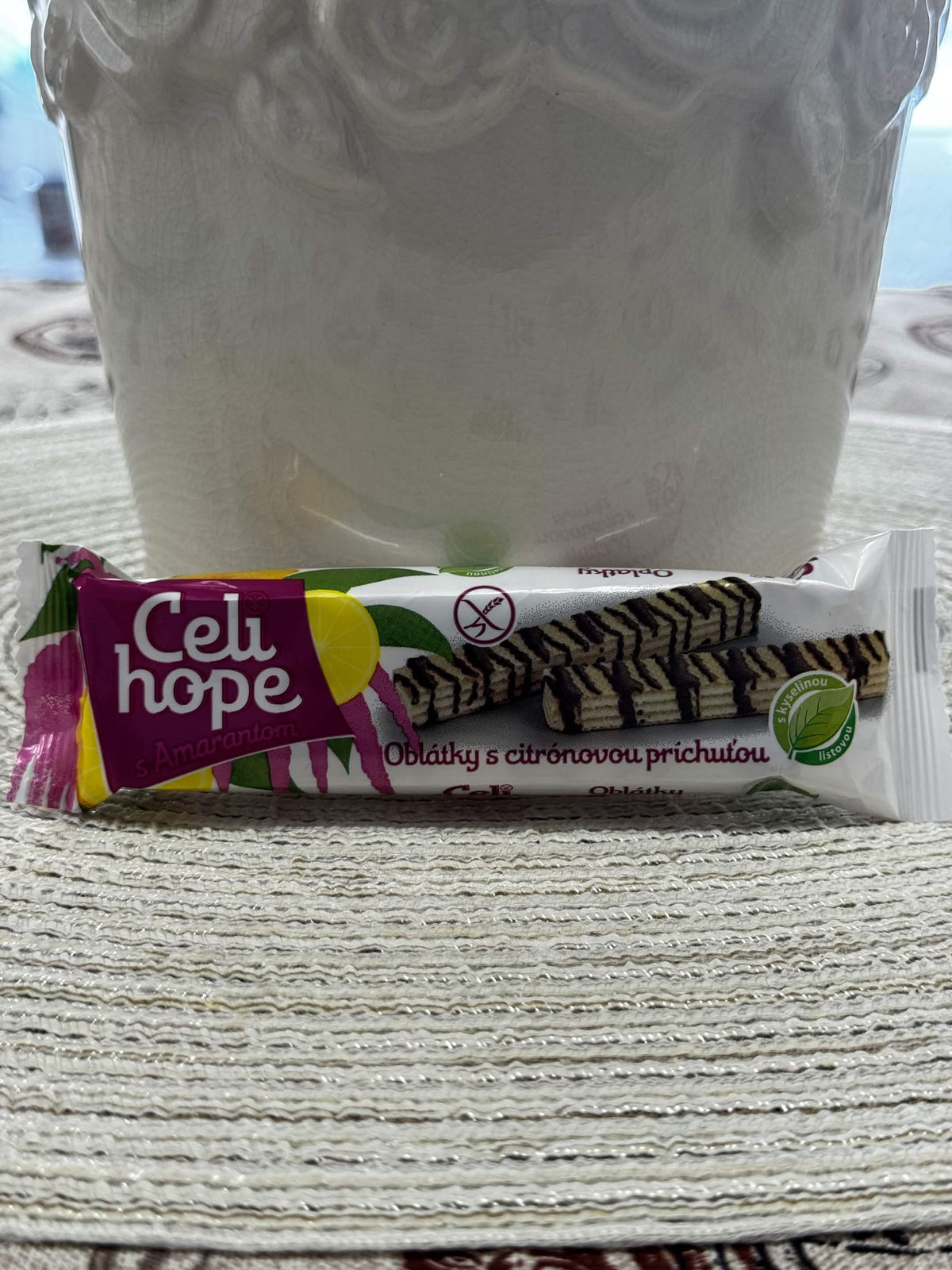 Celi Hope Bezlepkové oblátky s citrónovou príchuťou a amarantom 35 g