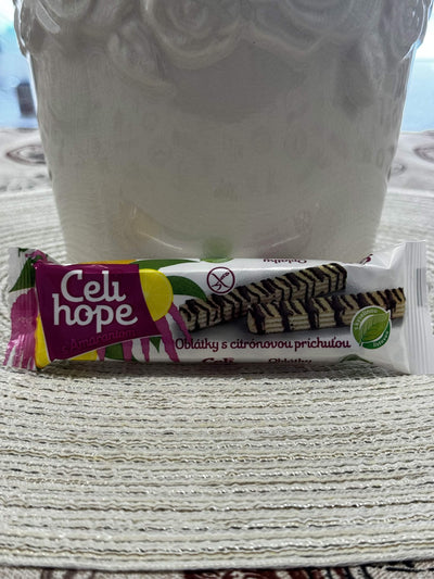Celi Hope Bezlepkové oblátky s citrónovou príchuťou a amarantom 35 g