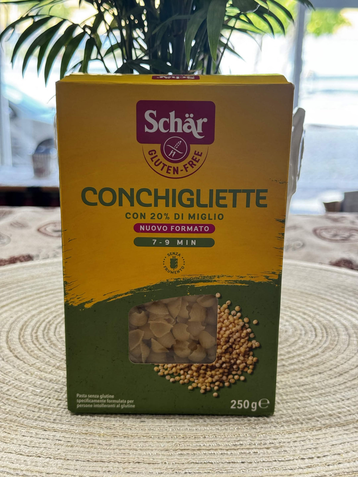 Schär Bezlepkové těstoviny Conchigliette s 20 % jáhel 250 g
