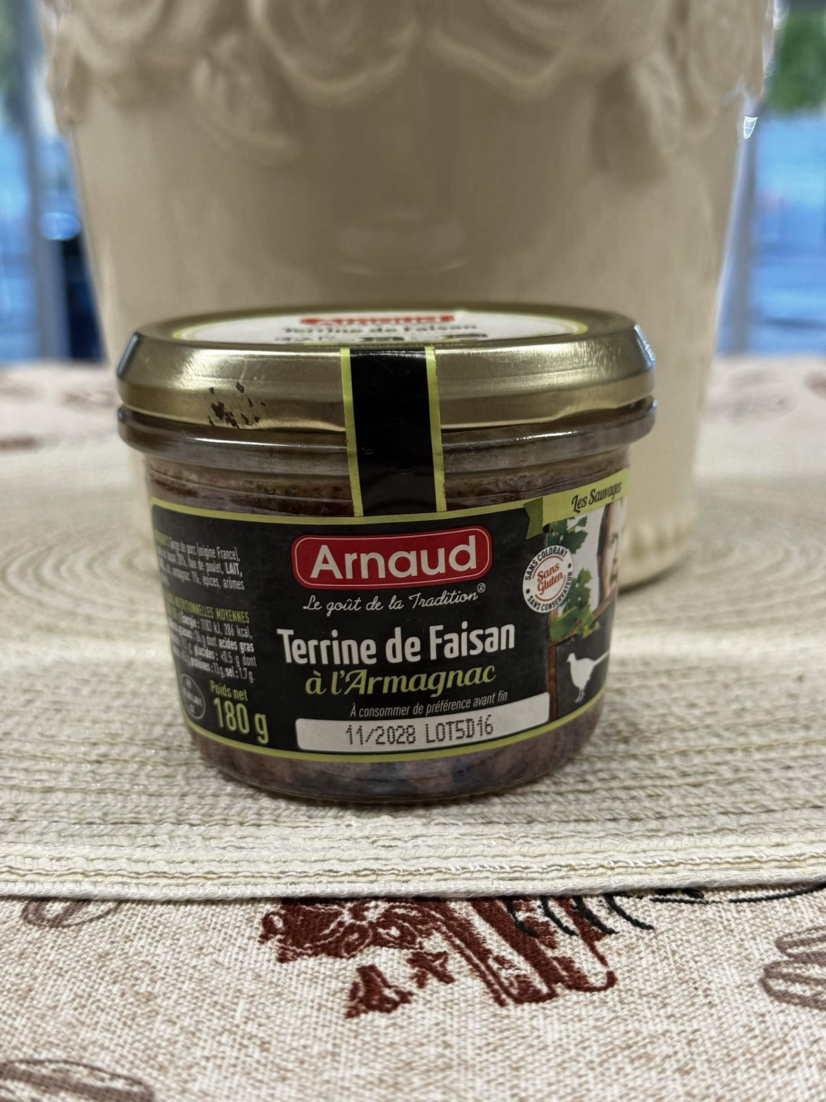 Arnaud Bažantí terina s Armagnacem (Terrine de Faisan à l'Armagnac) 180 g