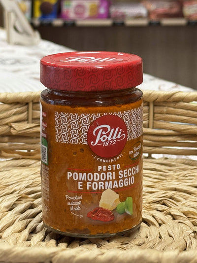 Polli 1872 Pesto Pomodori Secchi e Formaggio – Červené pesto se sušenými rajčaty a italským sýrem