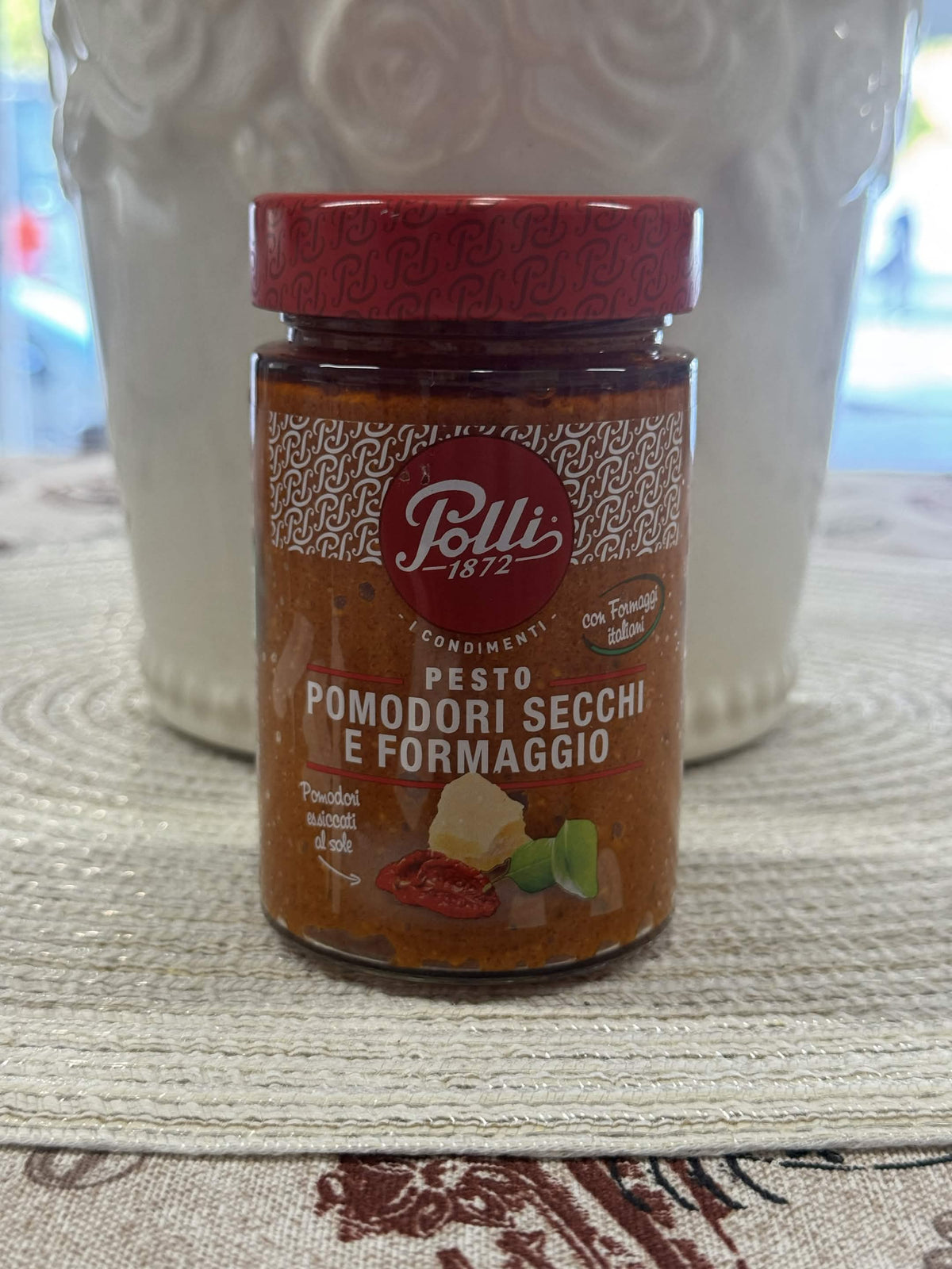 Polli 1872 Pesto Pomodori Secchi e Formaggio – Červené pesto se sušenými rajčaty a italským sýrem