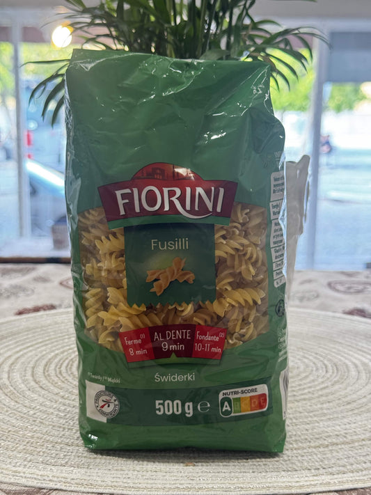 Fiorini Fusilli – Semolinové těstoviny vřetena (500 g)