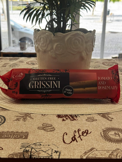 Civita Celita Bezlepkové tyčinky Grissini s rajčaty a rozmarýnem (Tomato and Rosemary) 85 g