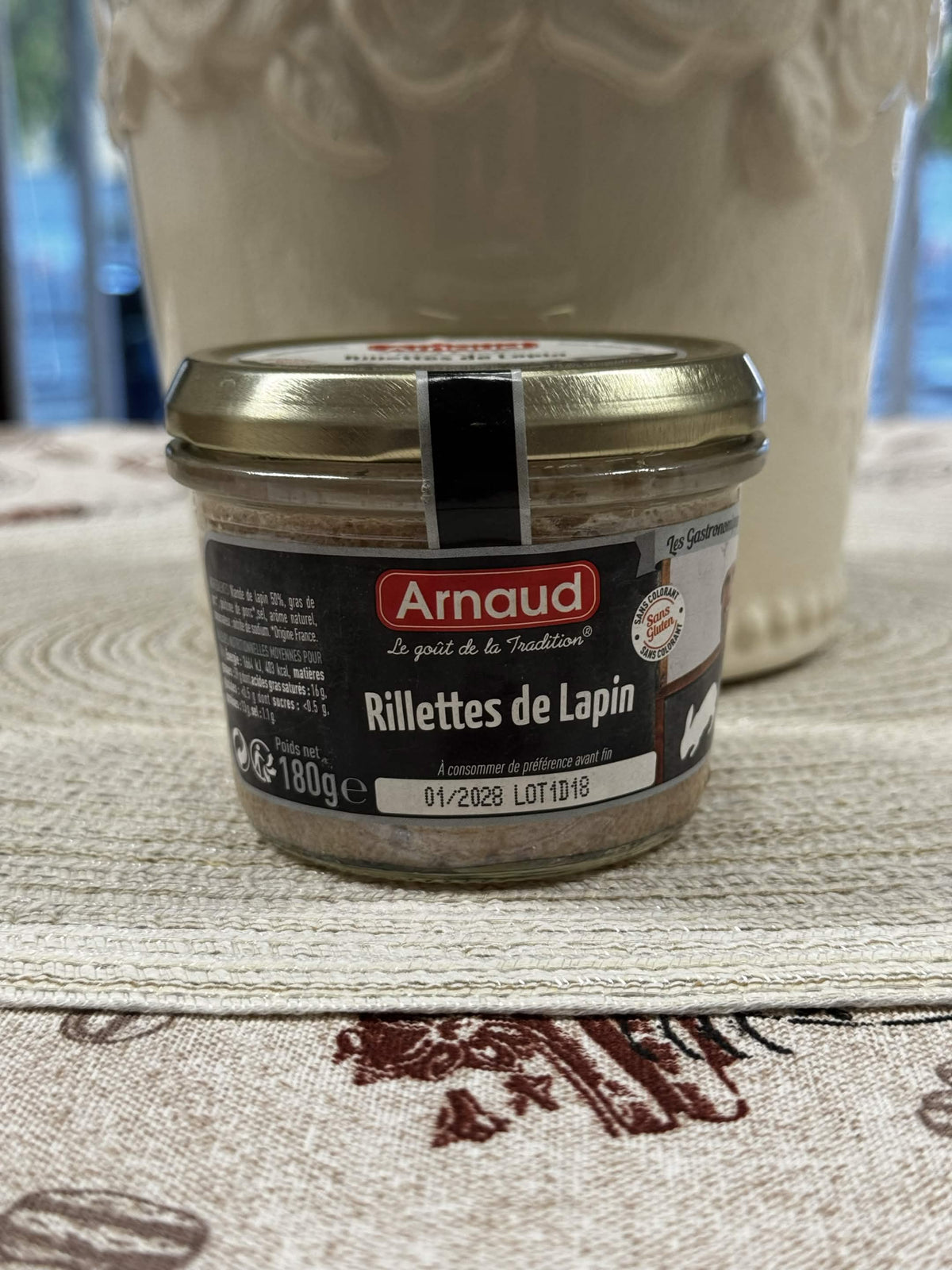 Arnaud Králíčí rillettes (Rillettes de Lapin) 180 g