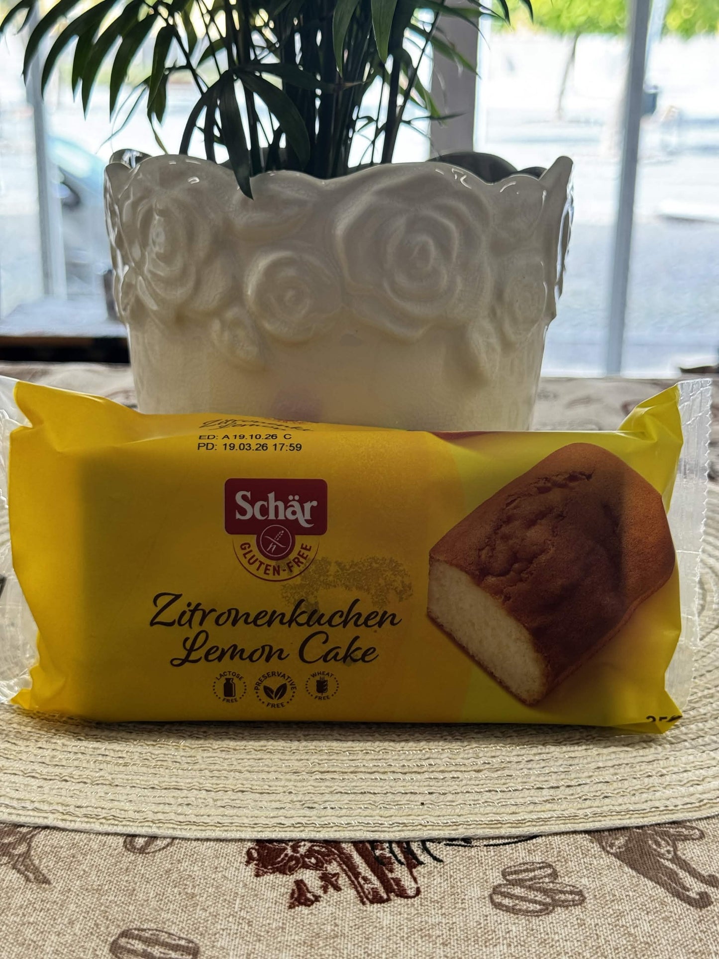 Schär Bezlepkový citrónový chlebíček / koláč (Zitronenkuchen / Lemon Cake) 250 g