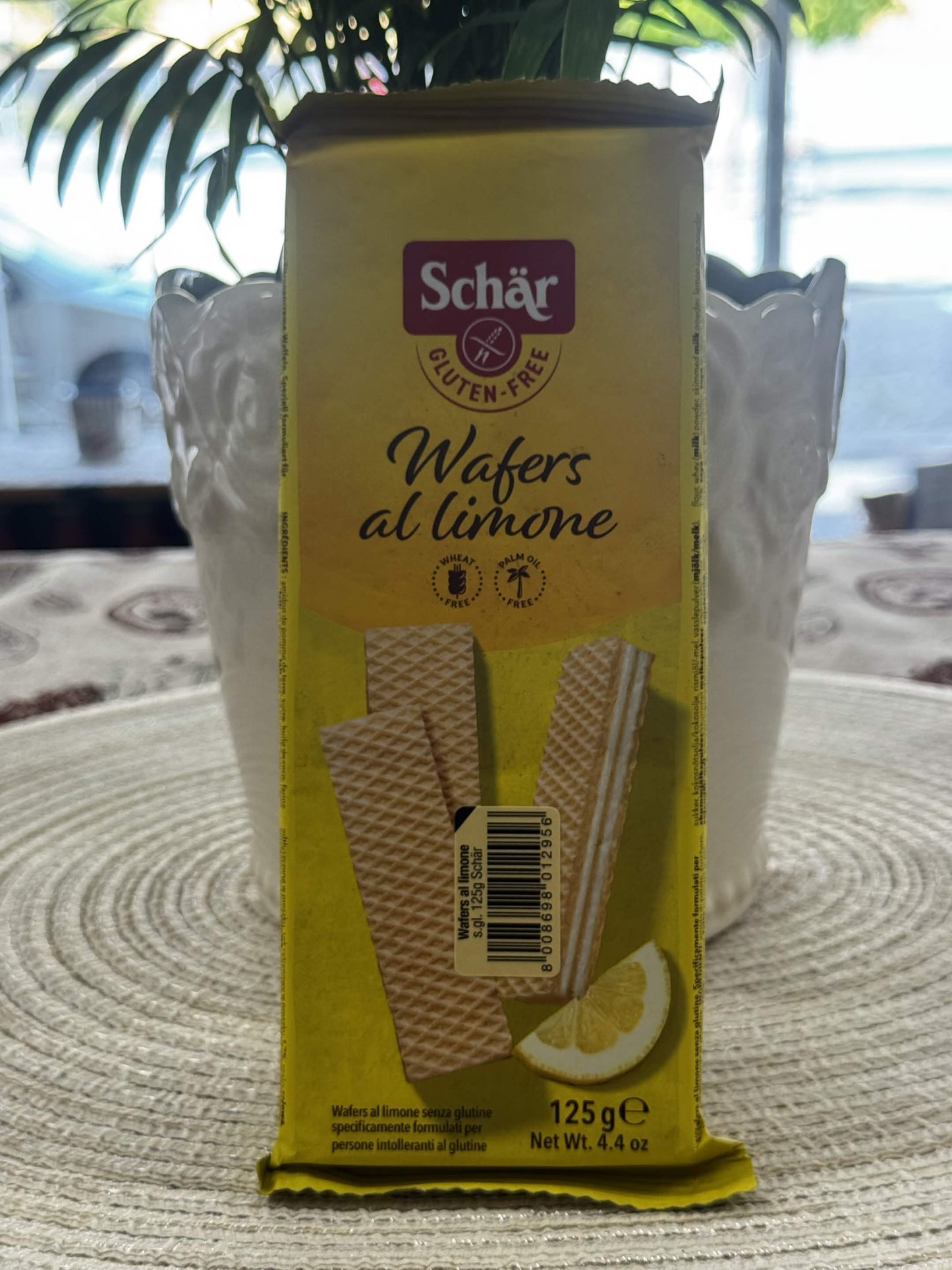 Schär Bezlepkové citrónové oplatky (Wafers al limone) 125 g