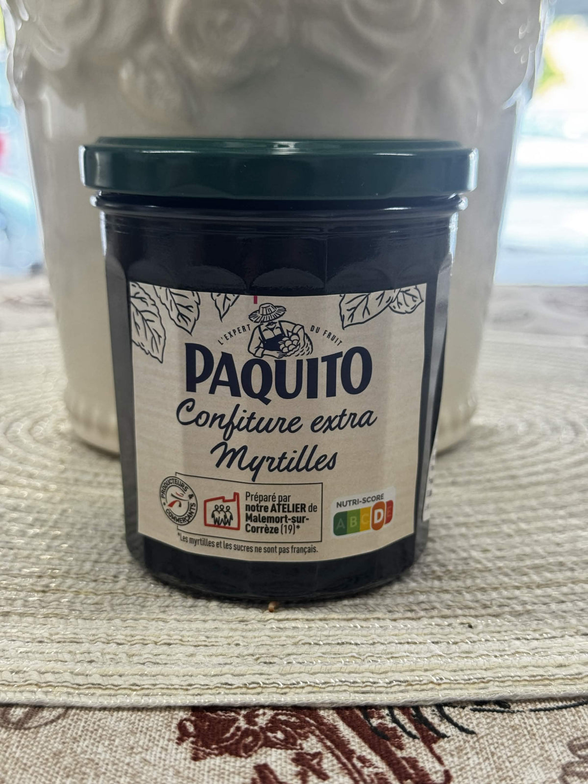 Paquito Borůvkový džem Extra (Confiture extra Myrtilles)