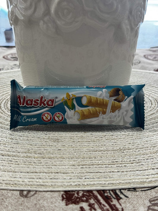 Alaska Bezlepkové kukuřičné trubičky Mléčné (Milk Cream) 18 g