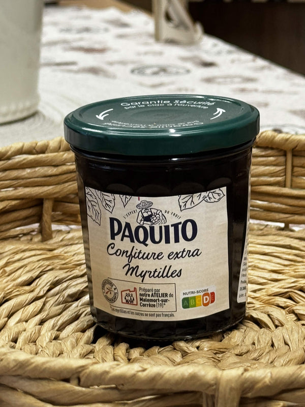 Paquito Borůvkový džem Extra (Confiture extra Myrtilles)