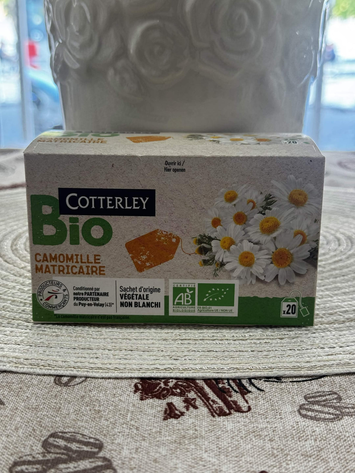 Cotterley Bio Camomille Matricaire – BIO Heřmánkový čaj (20 ks)
