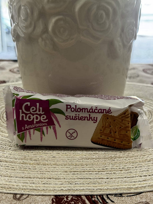 Celi Hope Bezlepkové sušenky polomáčené s amarantem (Polomáčané sušienky s Amarantom)