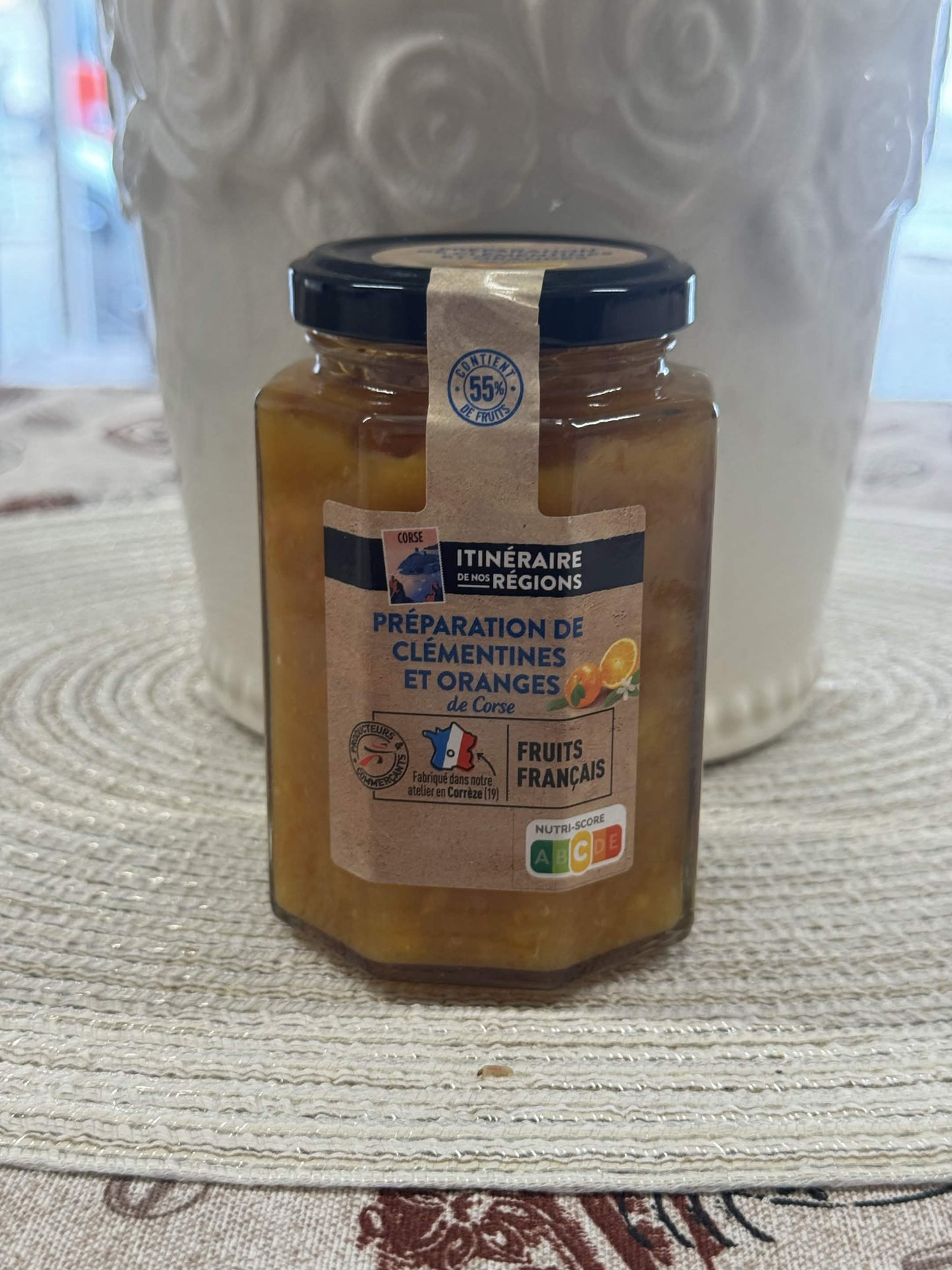 Itinéraire de nos Régions Korsická džemová směs z klementinek a pomerančů (Préparation de Clémentines et Oranges de Corse)