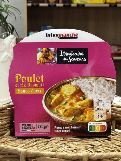 Itinéraire des Saveurs Poulet et riz Basmati Sauce Curry – Hotové jídlo s kuřecím masem, rýží Basmati a curry omáčkou (280 g)