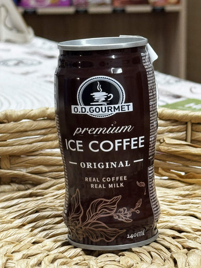 O.D. Gourmet Premium Ice Coffee Original – Ledová káva Original v plechovce (240 ml)