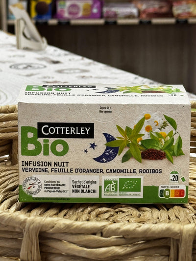 Cotterley Bio Infusion Nuit – BIO Bylinná směs pro dobrou noc (20 ks)