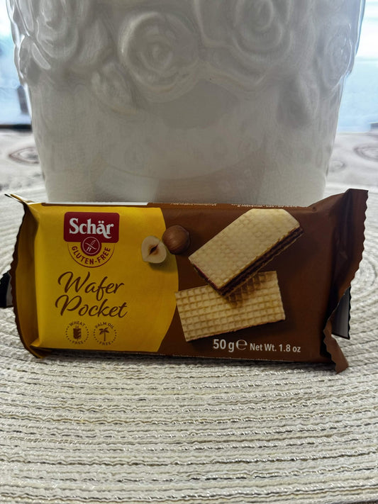Schär Bezlepkové oříškové oplatky (Wafer Pocket) 50 g