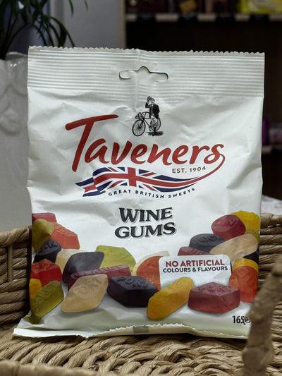 Taveners Tradicní britské ovocné želé bonbóny Wine Gums